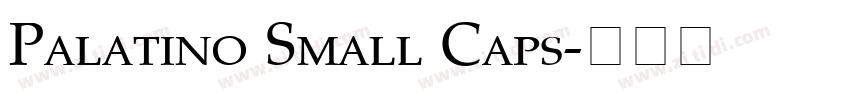 Palatino Small Caps字体转换
